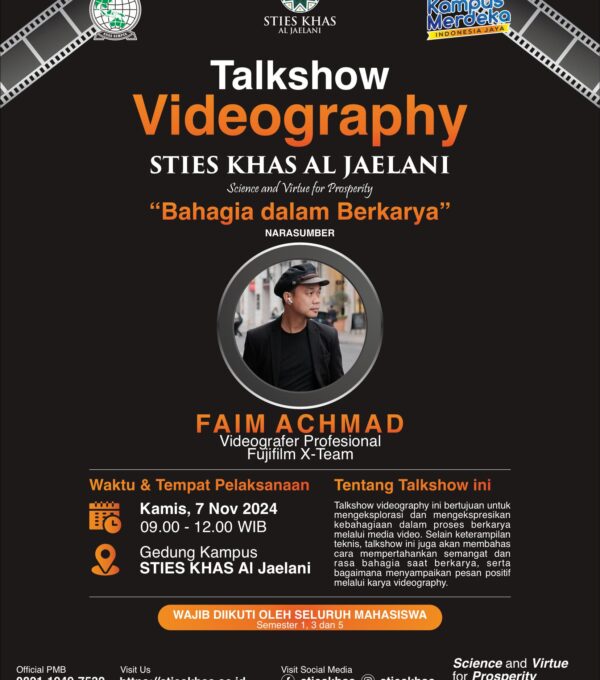 TALKSHOW VIDEOGRAPHY BERSAMA FAIM ACHMAD